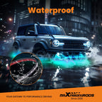 6Pcs RGB LED Waterproof Under Glow Light Strip Kit for Motorcycle