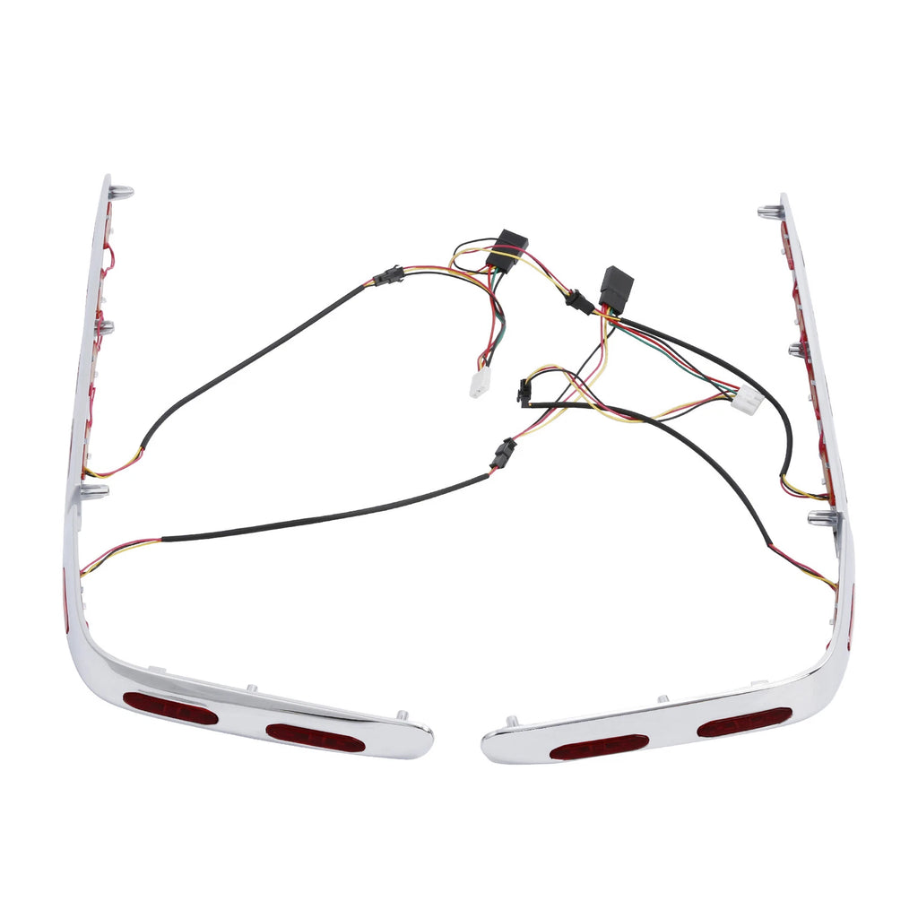 Saddlebag Trims Cover LED Lights for Honda Goldwing 1800 GL1800 (2001–2011)