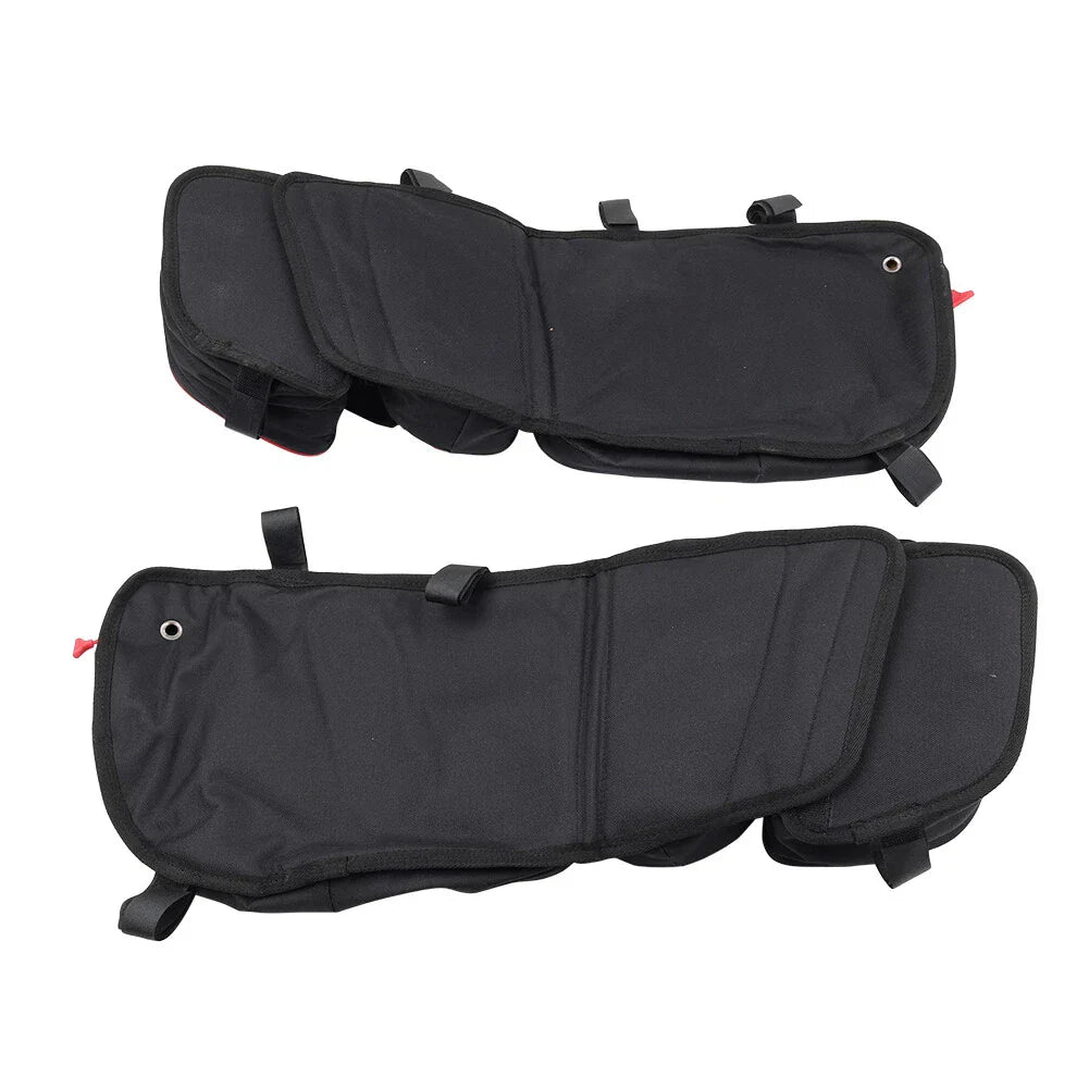 Front Side Door Storage Bags w/ Knee Pad for Can-Am Maverick X3 Turbo (17-24)