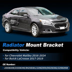 Radiator Support Body Mounting Kit for Chevrolet Malibu, Buick LaCrosse 