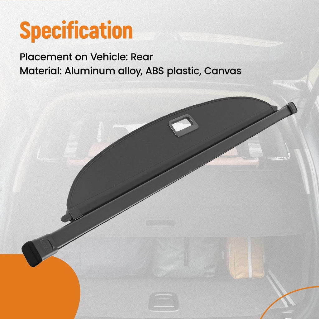 Luggage Load Cover Parcel Shelf for Chevrolet Equinox (2018–2024) Black