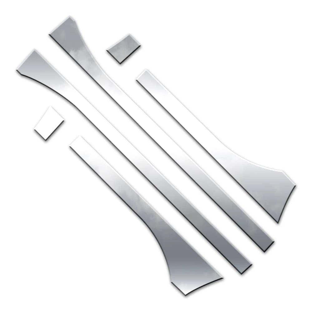 Diamond Grade 6pc Stainless Steel 6" Rocker Panels for 2020-2025 Ford Explorer