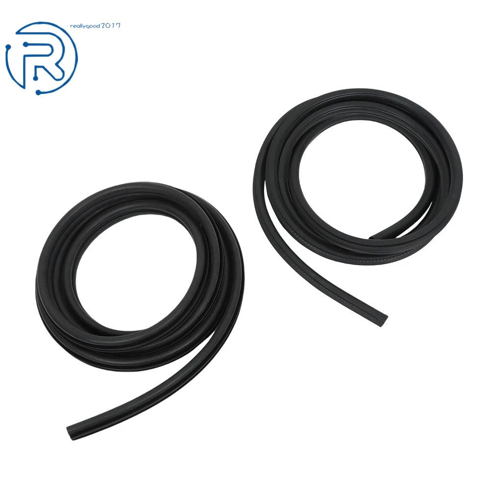 Set of 2 Rubber Front Door Weatherstrip Seals for Dodge Ram Pickup (1994–2002)