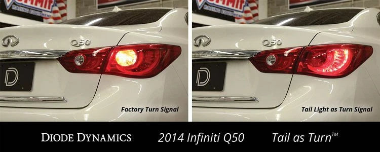 LED Tail Light Conversion for Turn Signal Replacement for Infiniti Q50 (2014–2017)