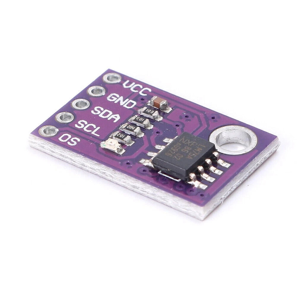 LM75A Temperature Sensor Module for I2C Interface