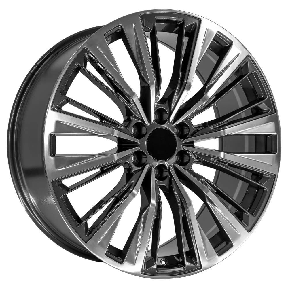 2WD Wheel with Polished Face for Chevy C2500 (1988–2000)