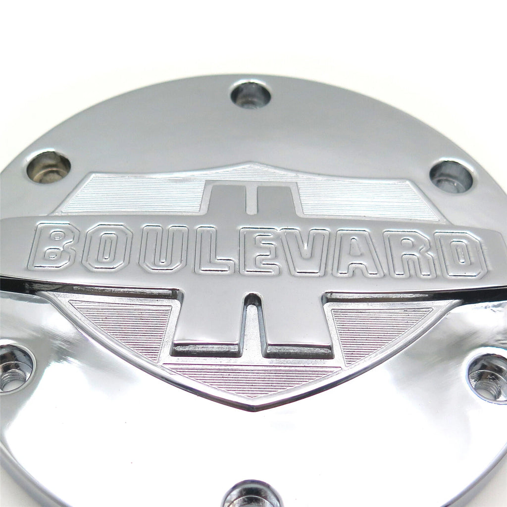 Billet Aluminum Derby Covers for Suzuki Boulevard M109R (2006–2013) Chrome