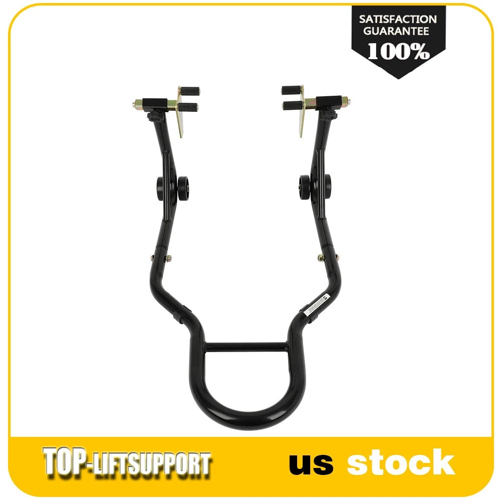 Front Stand for Motorcycle Bike - Paddock Swingarm Lift, Black