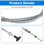 Control Push Pull Cable 135-5935 for Exmark Z-Spray (4230–4630)