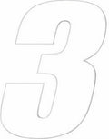 3X Number Plate Decal for One Industries Supercross Racing