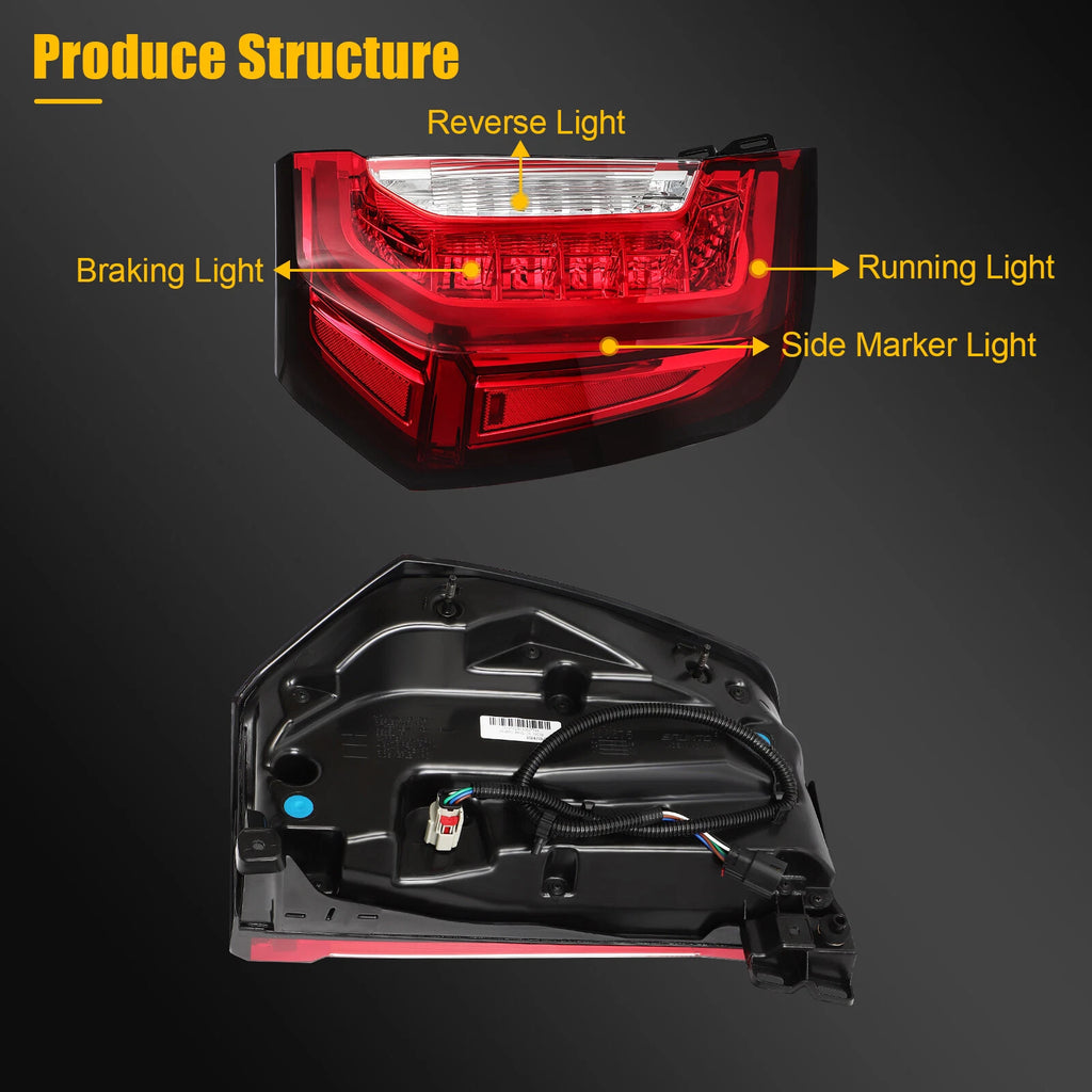 Tail Light Assembly for GMC Yukon (2021–2024) Left Driver Side