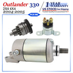 Starter Motor for Bombardier Outlander 330 2X4 4X4 (2004–2005) W/Bendix Relay