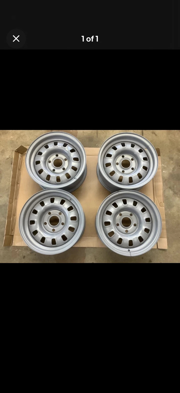 Polished Stainless Steel Hubcaps for 1967–1968 Mustang Torino GT