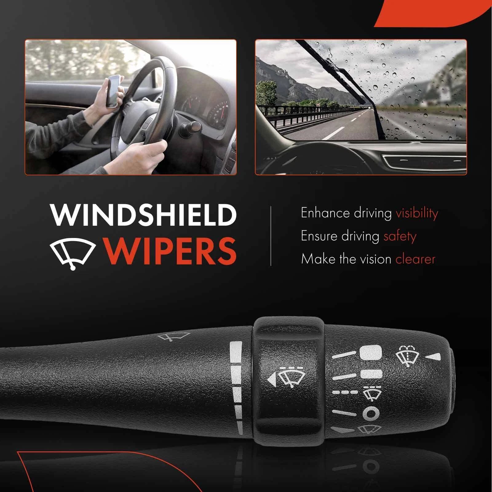 Windshield Wiper Switch for Chevrolet Malibu Pontiac G6 Saturn (2004–2012)