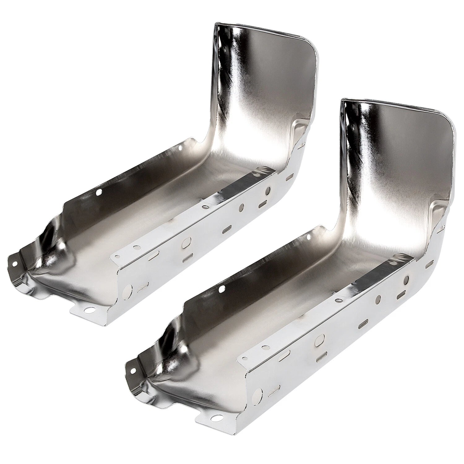 Set of 2 Chrome Rear Bumper End Caps for Ford F-150 (2009–2014)