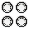 Dog Dish Hubcaps Set for 1978–1984 Ford F-250 F-350 Pickup 2WD