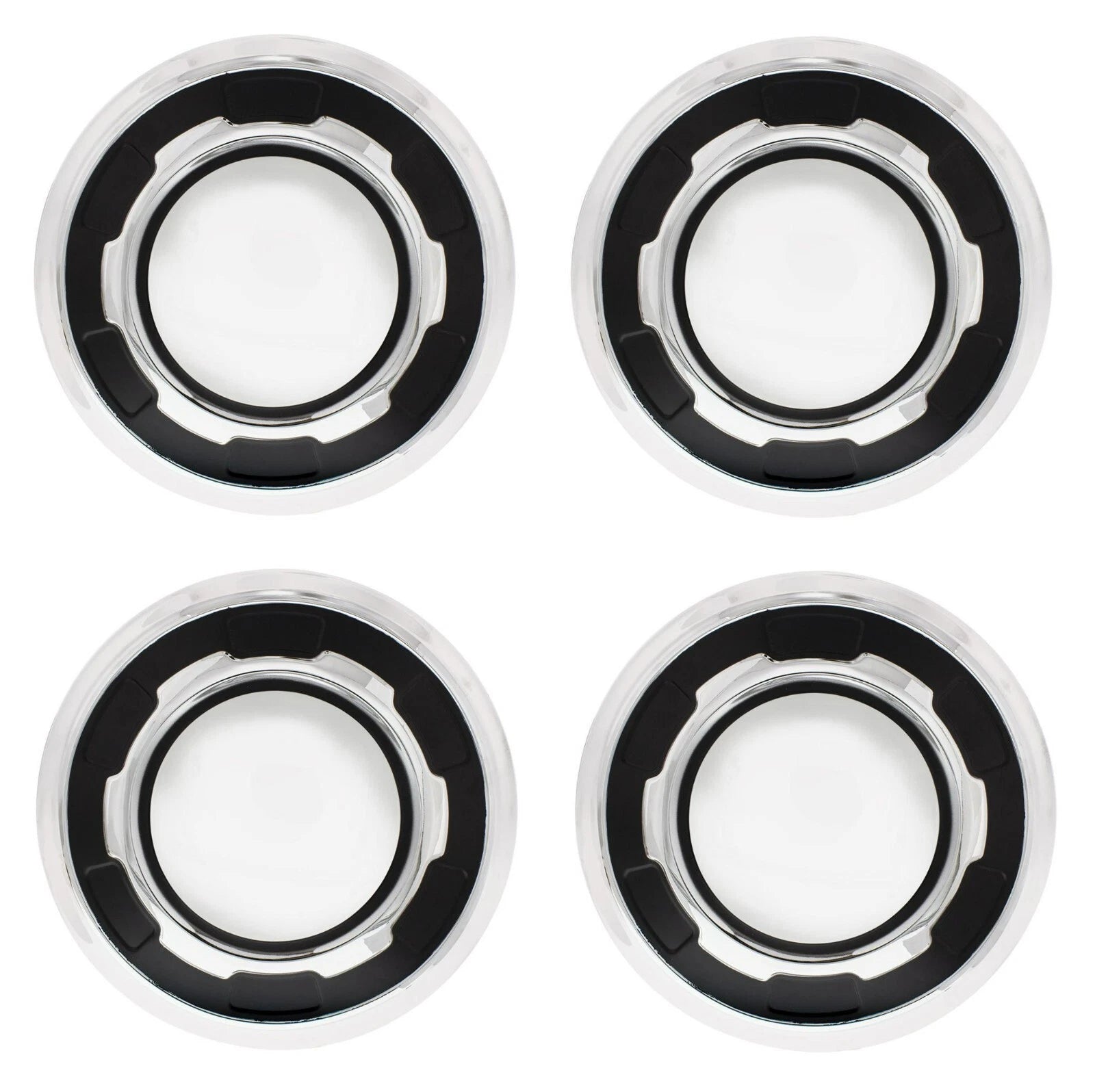 Dog Dish Hubcaps Set for 1978–1984 Ford F-250 F-350 Pickup 2WD