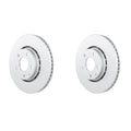 Set of 2 Bosch QuietCast Front Disc Brake Rotors for Mazda 6 CX-5 (2013–2021)