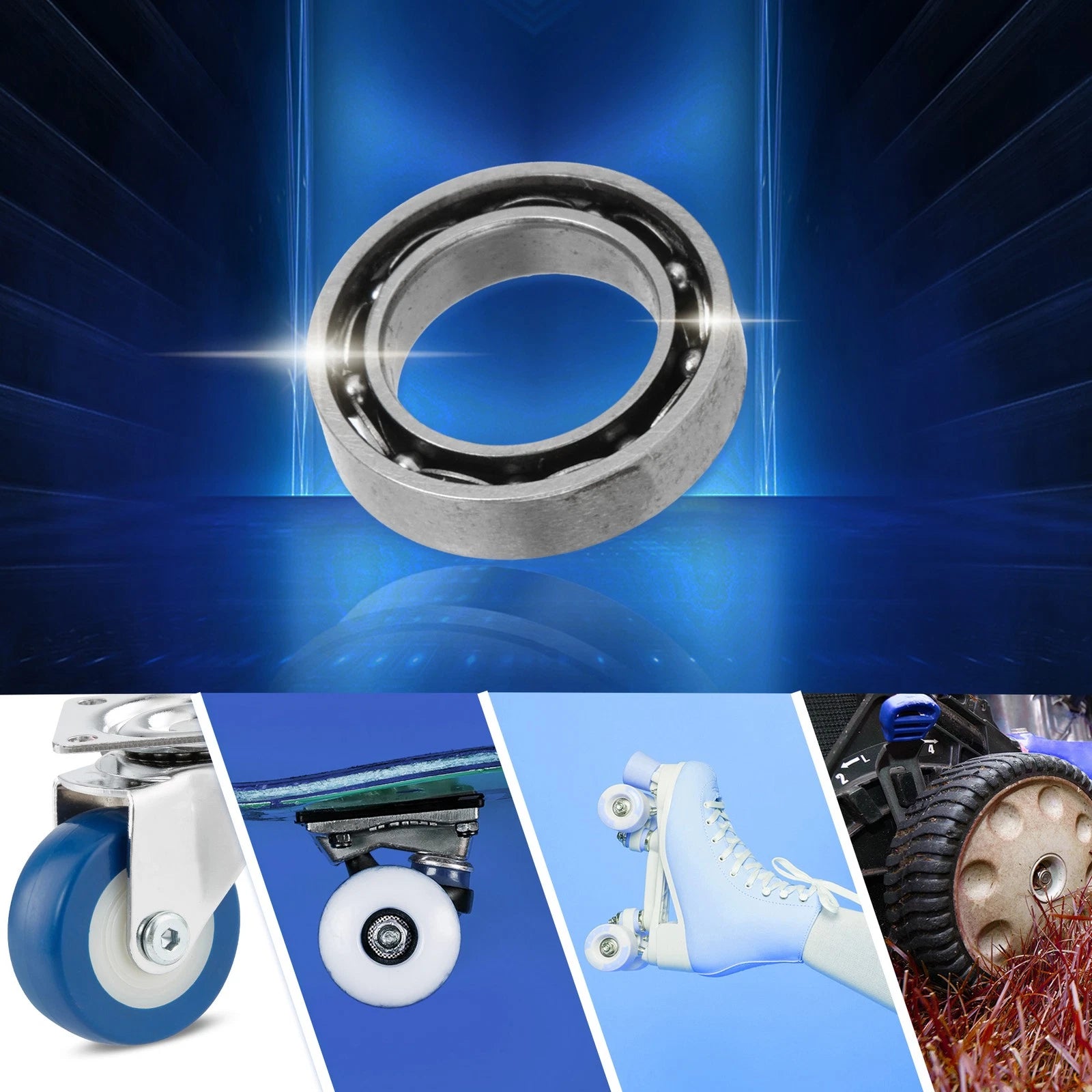 Deep Groove Ball Bearing 7x11x2.5mm for Scooter Skateboard (1170)