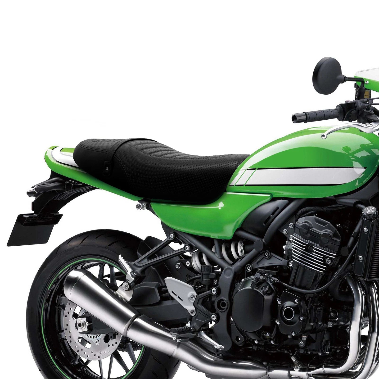 Black Rider Passenger Seat for Kawasaki Z900RS (2018–2023)