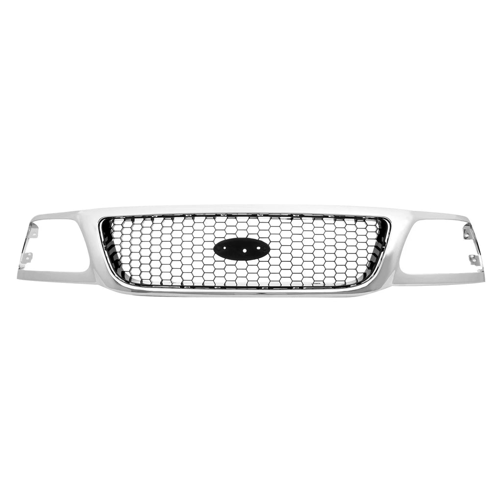 Replacement Chrome/Matte Plastic Front Grille (See compatibility Chart)