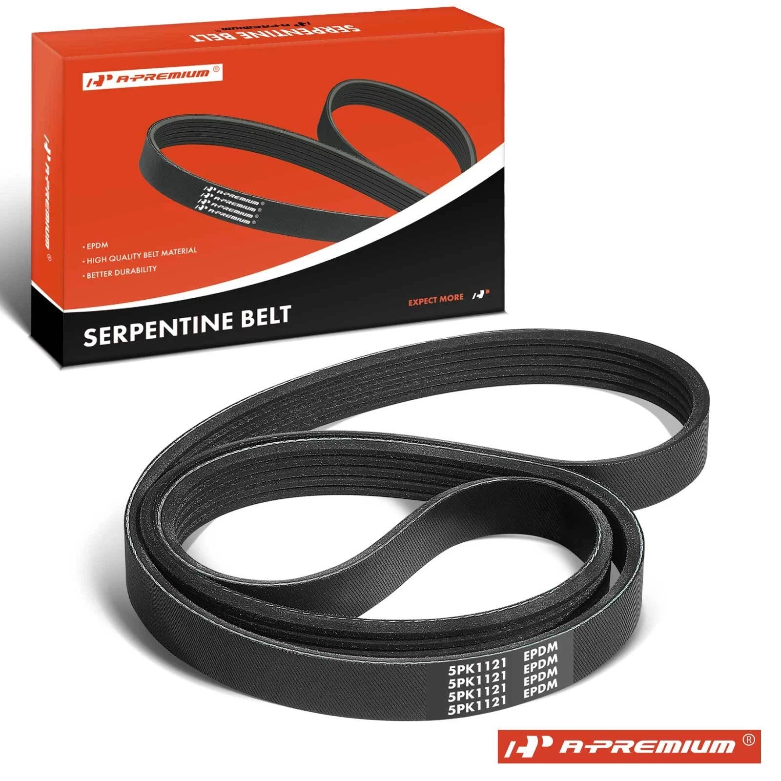 Serpentine Belt for Mitsubishi Mirage Honda Insight Dodge BMW (2017-2022)