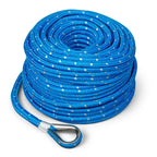 3/16" x 100' Anchor Rope with Stainless Anchor Shackle for TRAC Outdoors