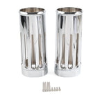 2" Extended Fork Boot Slider Cover Chrome for Harley Touring (2014–2023)