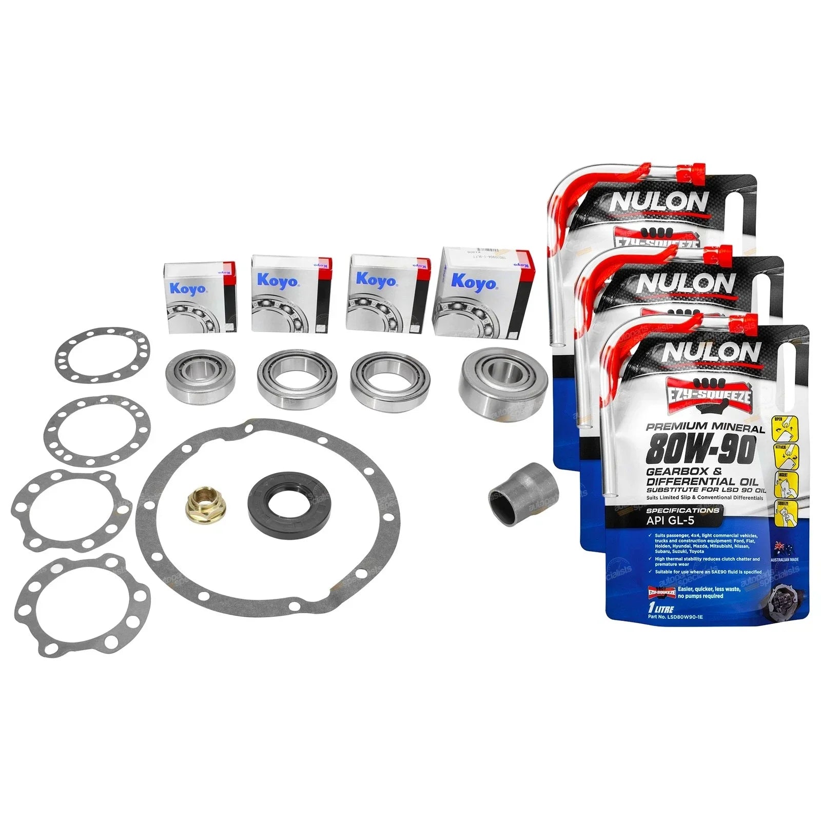 Front Diff Bearing & Seal Oil for Toyota 75-80 Series non-difflock