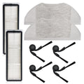 Robot Vacuum Kit Replacement Parts - Microfiber Mop Cloth & Brushes