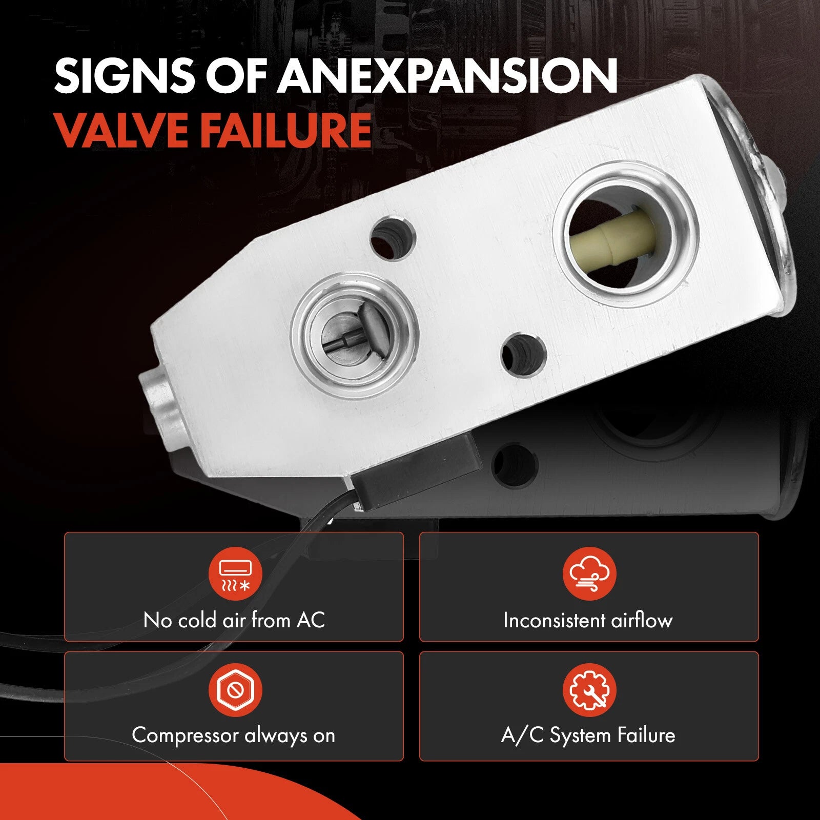 A/C Expansion Valve for Chevrolet Equinox (2005) & Saturn Vue (2002–2005)