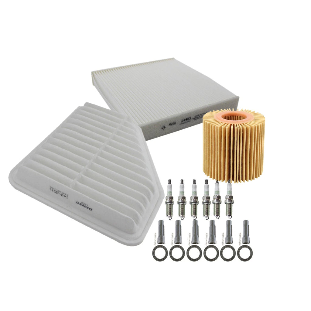 Tune Up Kit with 6 NGK Spark Plugs & Boots for Avalon Camry ES350 RAV4