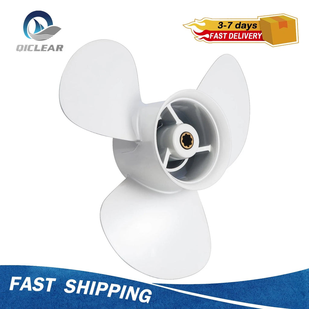 Aluminum Propeller 11 3/4 X 7 for Yamaha 9.9-20HP (8 Tooth, RH)
