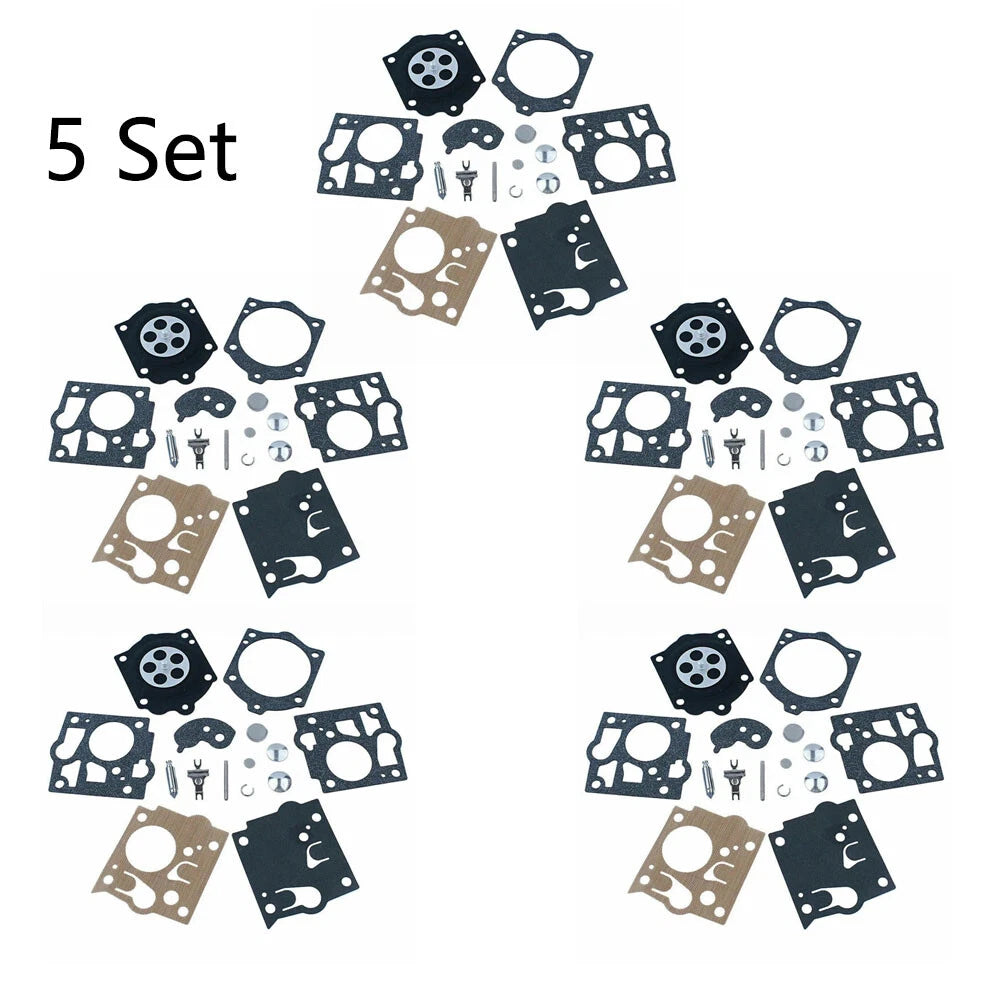 Set of 5 Carburetor Rebuild Gasket Kits for McCulloch Homelite Echo K10-SDC