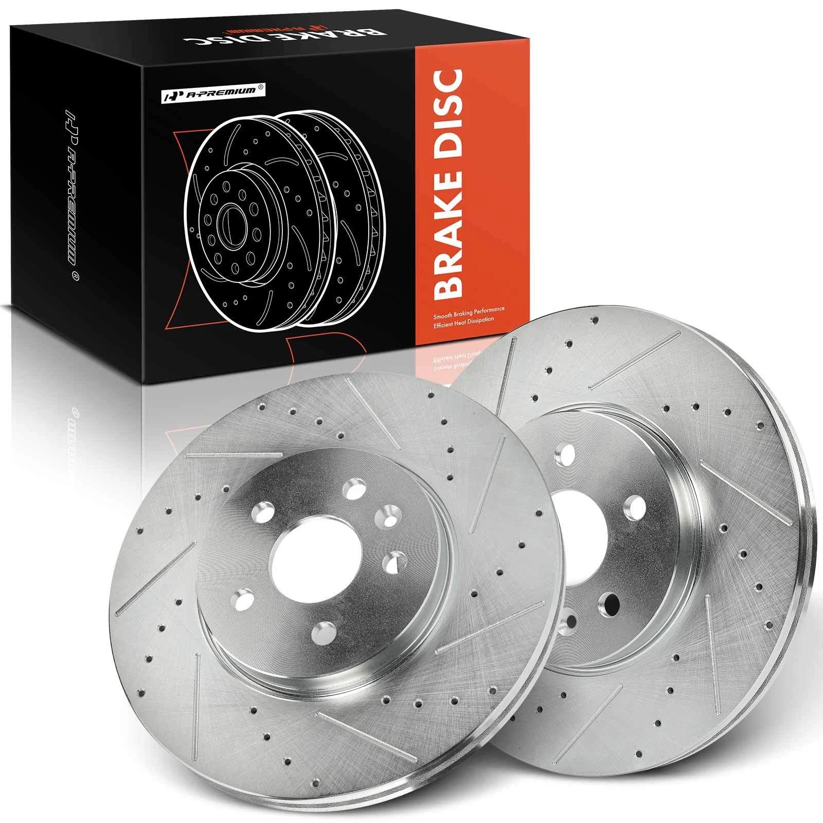 Front Side Drilled Brake Rotors for Chevrolet Trax Buick Encore (2013–2021)