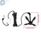 Portable Folding Anchor Kit for Canoe Kayak Raft Boat Jet Ski
