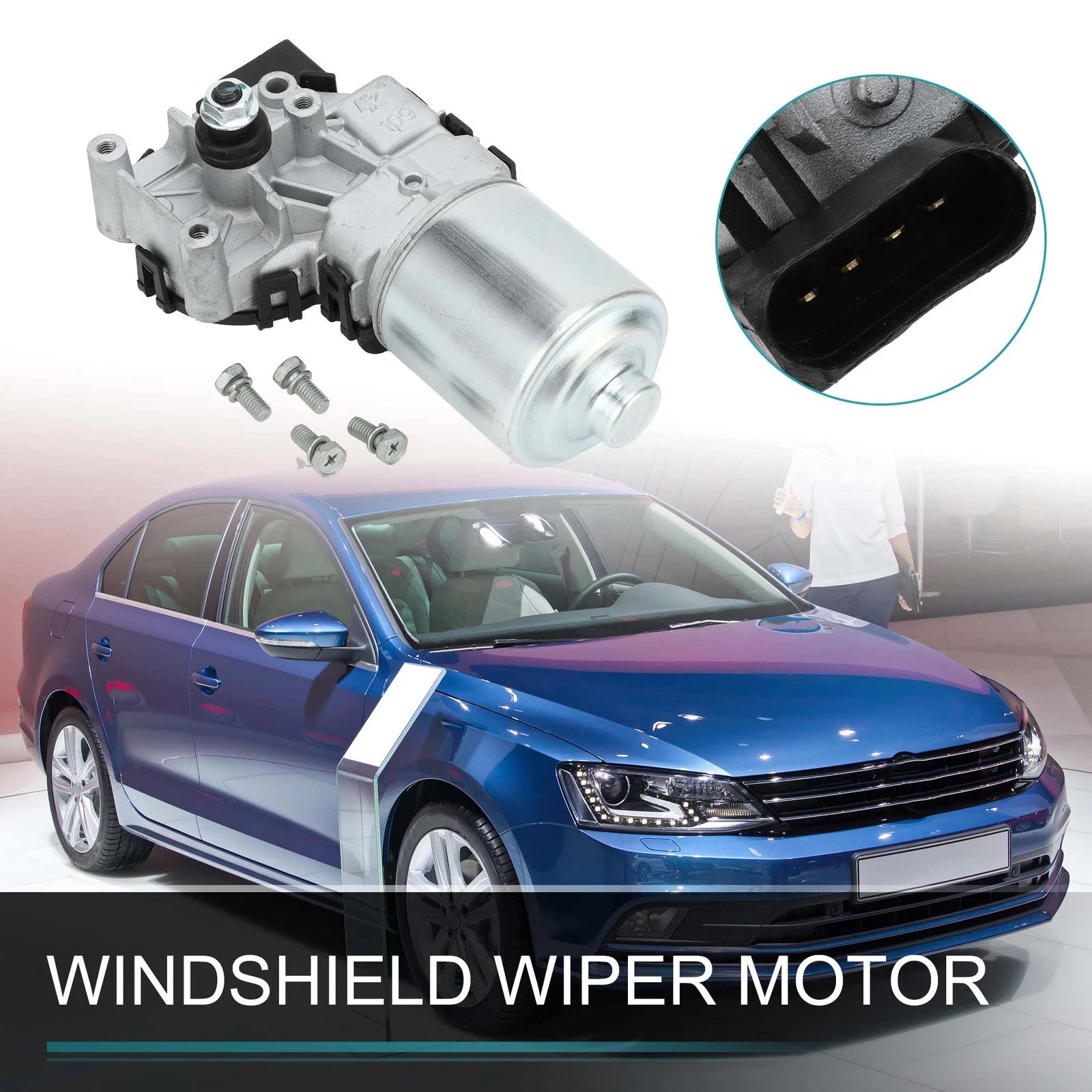Front Windshield Wiper Motor for Volkswagen Jetta (2011–2015) No. 6R1955119A