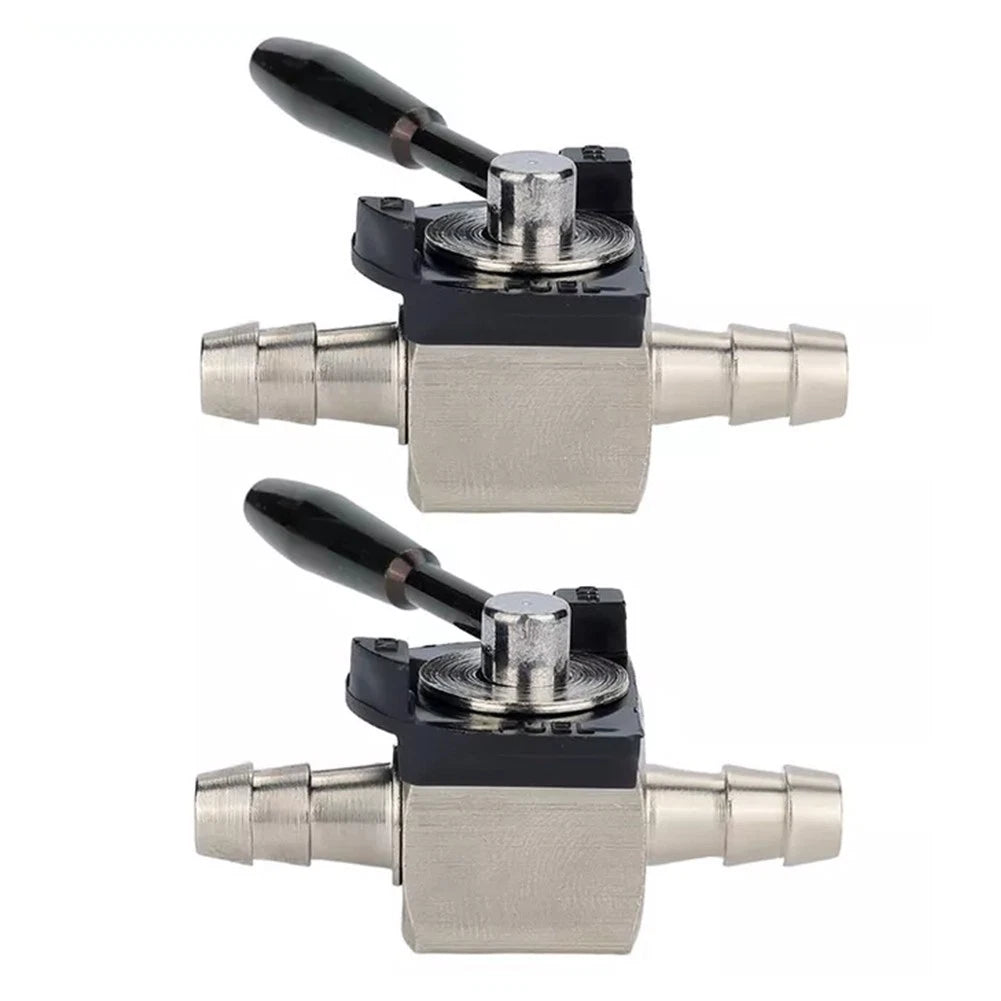 2X Metal Fuel Gas Shut Off Valves Inline for Mowers and Karts