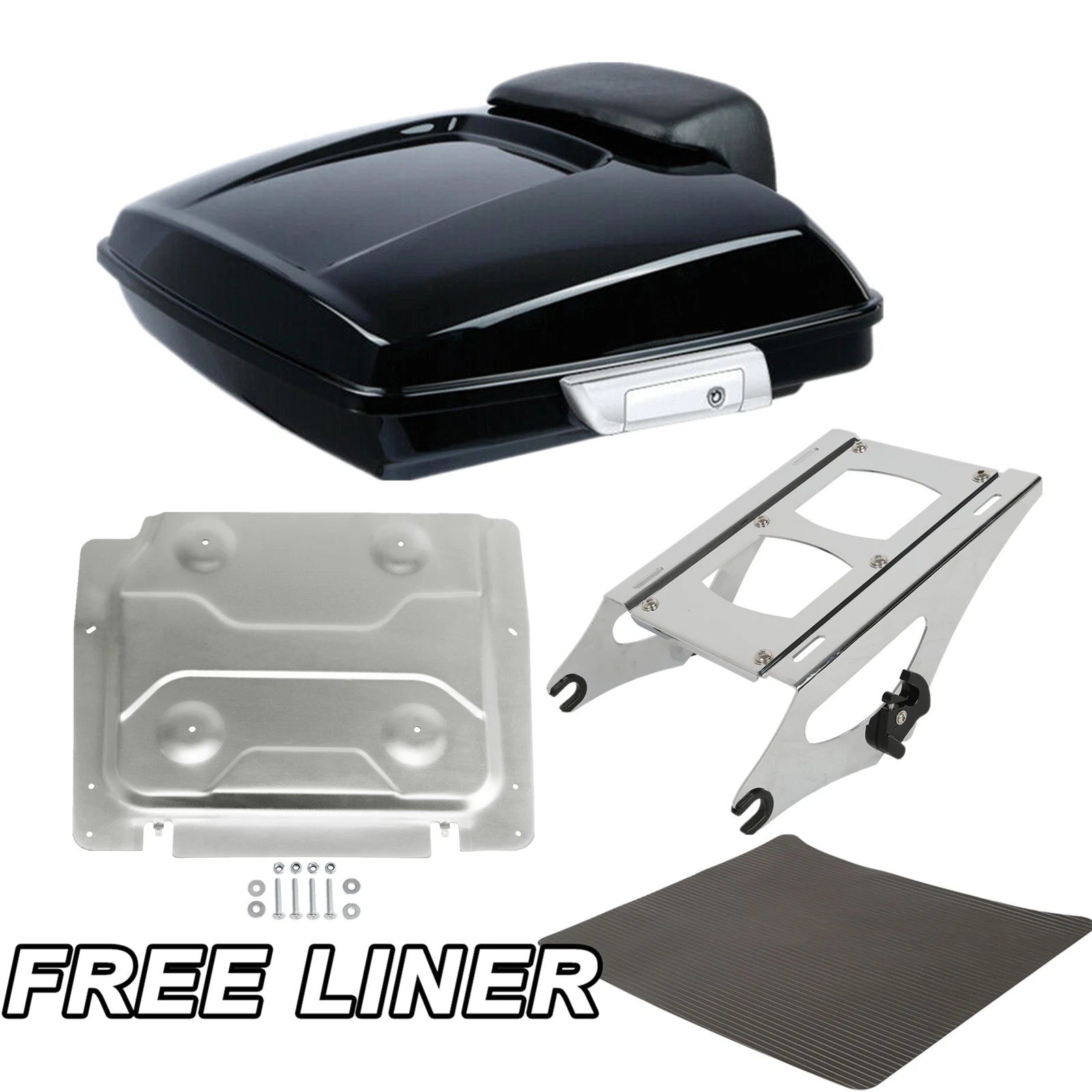 Razor Trunk Pad Mount Rack Plate for Harley Street Road Glide (2014–2023)
