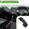 Dashboard Cover for Nissan Tiida (2011–2017) Dash Mat Carpet Black Red