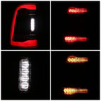 Chrome Red LED Driver Left Tail Light Assembly for Ram 1500 (2019–2024)