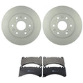 Set of 4 Bosch QuietCast Front Rotors & TRW Disc Brake Pads for Escalade Yukon (2002–2020)