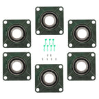 Set of 6 Pillow Block Bearings for UCF211-32 (2" Bore)