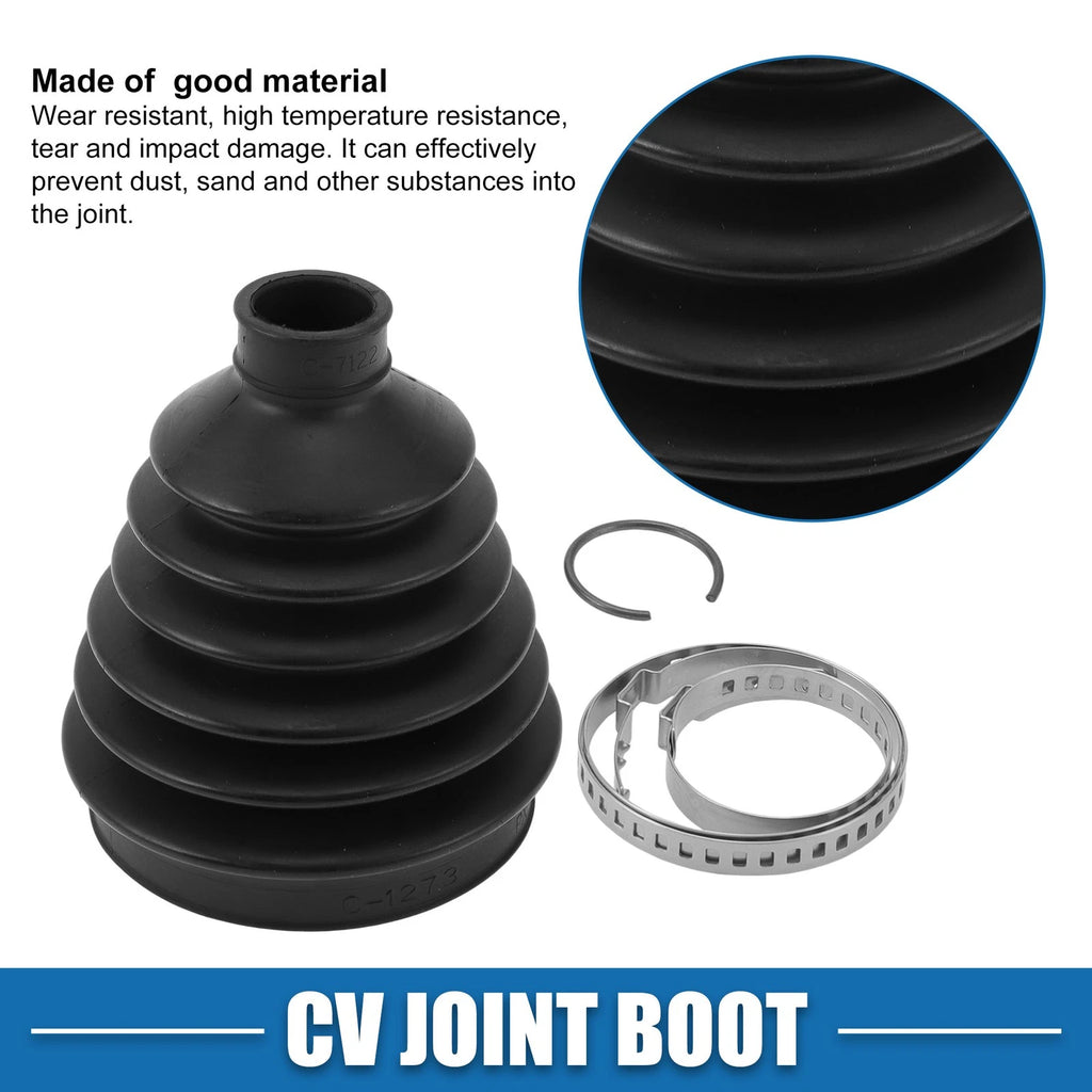 Outer CV Joint Boot Kit w/ Clamps for Audi A4, A8 (2013–2023) 4H0498203