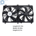 Dual Radiator Fan Assembly for Lexus GS350 (2013–2015)