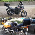 45L Motorcycle Tour Tail Box Trunk Luggage Carrier Case for Black Motorcycles