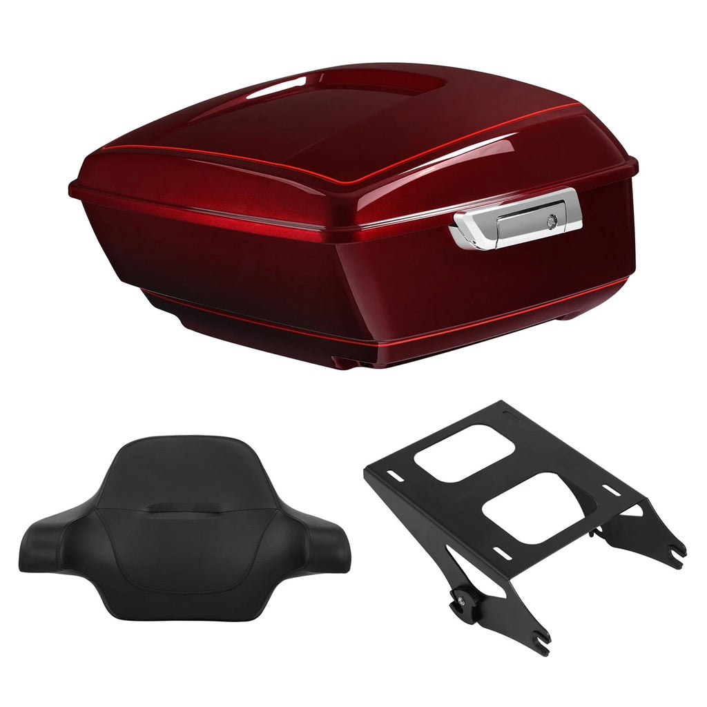 Trunk Luggage Pad for Harley Touring (2014–2026) Mysterious Red Sunglo