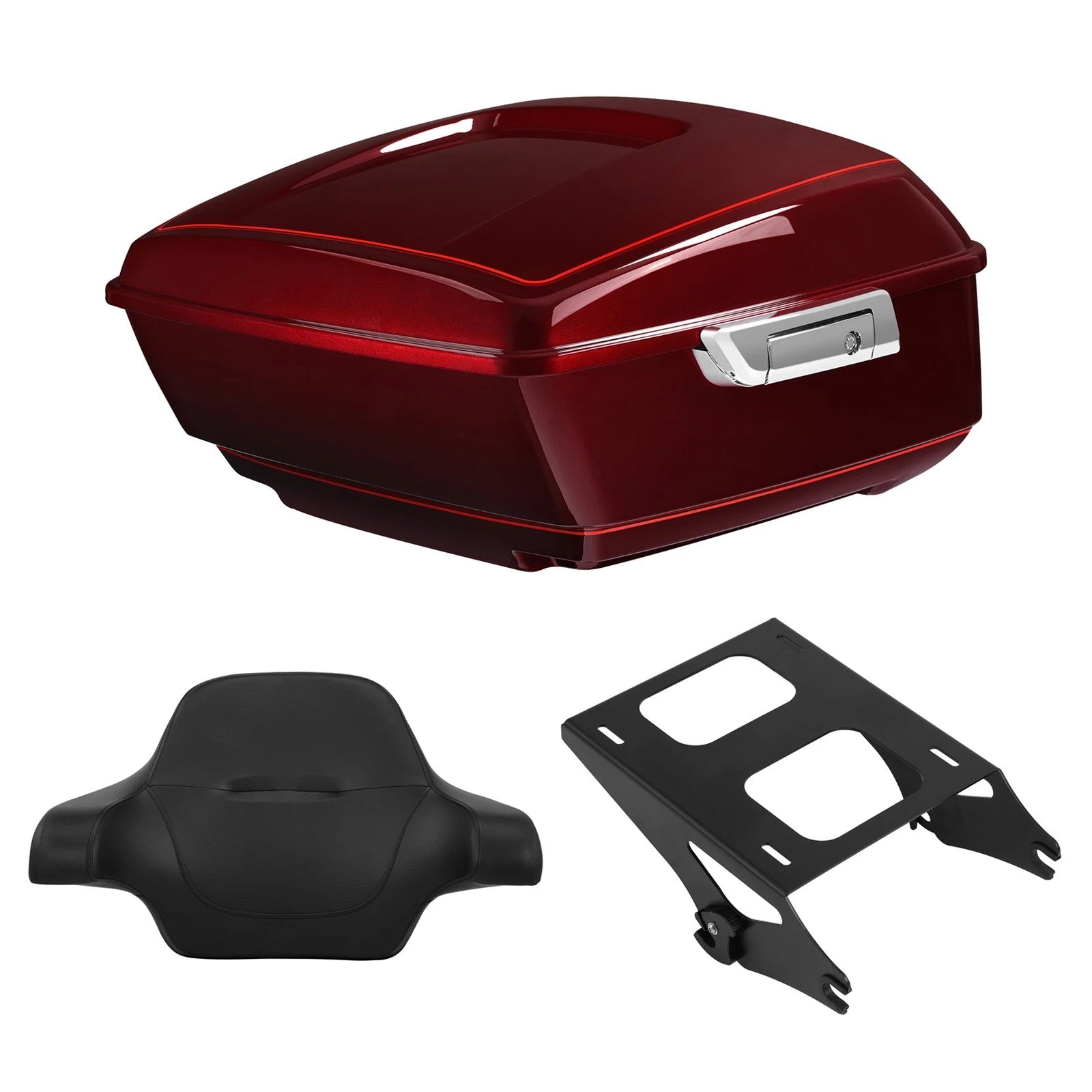 Trunk Luggage Pad for Harley Touring (2014–2026) Mysterious Red Sunglo