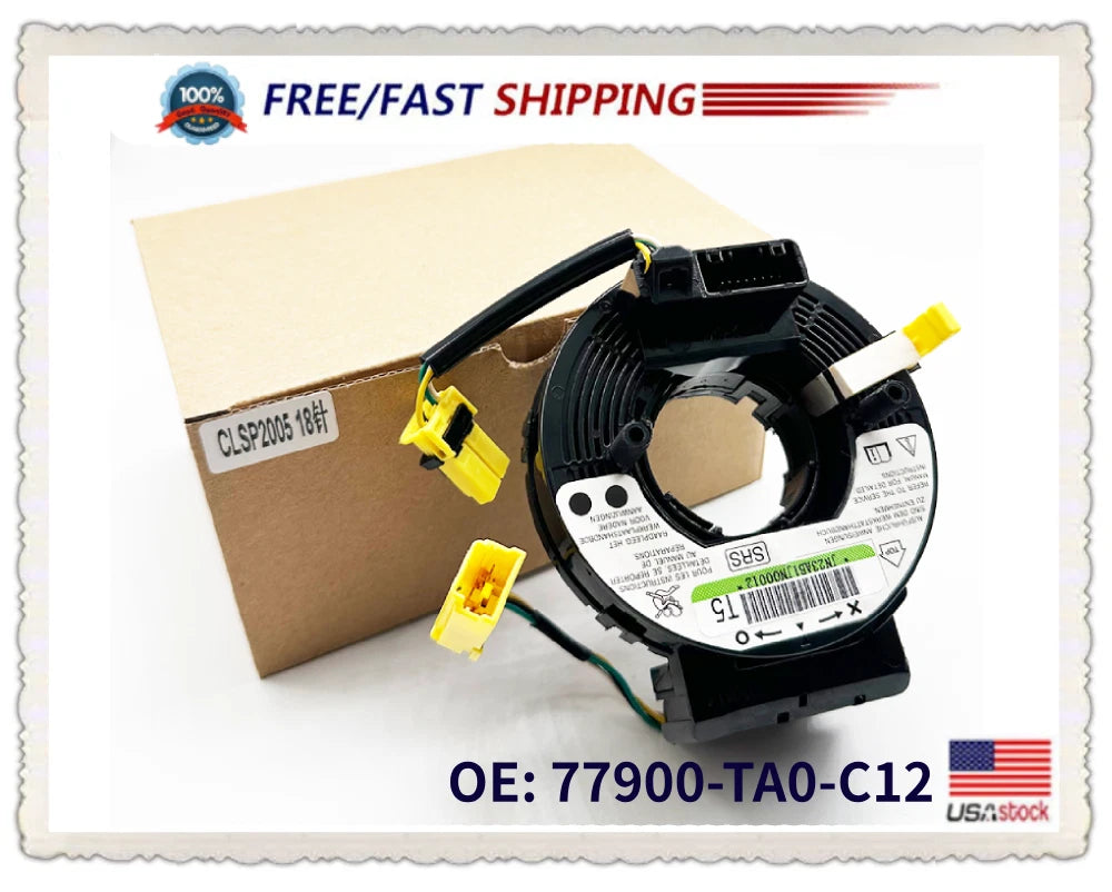 Clock Spring 77900-TA0-C12 for Honda Insight (2011–2014), Pilot (2009–2012)