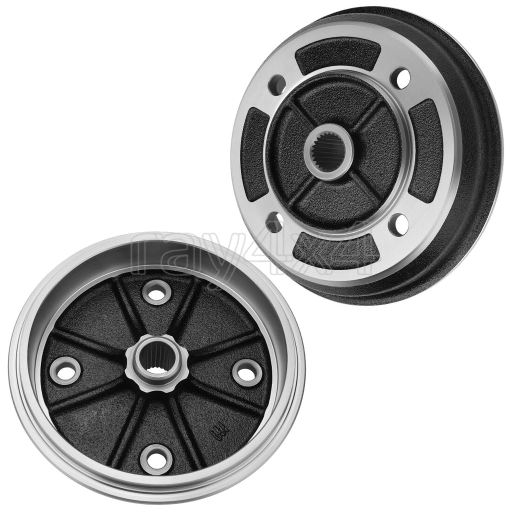 2 Front Wheel Brake Drums for Kawasaki Mule KAF540 KAF620 KAF950 (2010)